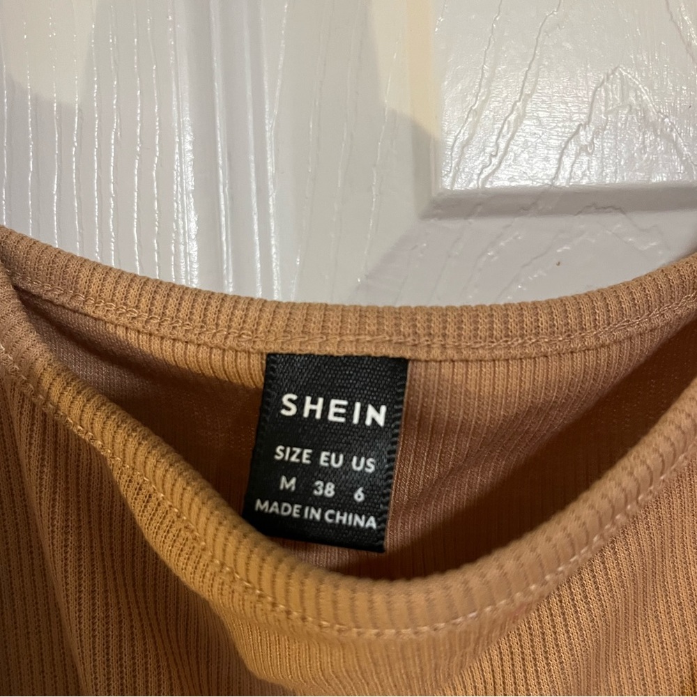 SHEIN super cute tan dress - Picture 2 of 4